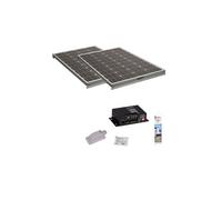 pack 2x panneaux solaire 120w kit de pose avec régulateur mppt 320w 20a