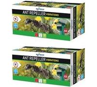 WEITECH Pack 2X Répulsif à Fourmis à ultrasons Surface 2x400m² Vibrations
