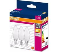 Pack 3 Ampoule LED OSRAM B E14 Opale 7W 806Lm 2700K IP20 200° [LV-4058075385207] |