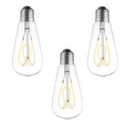 Pack 3 ampoules e27 led décoratives spirale flower
