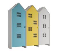 Combinaison D'armoires 3 Parties Casami Bruges bleu jaune blanc