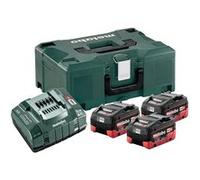 Pack 3 batteries 18 V LiHD 5.5 Ah avec chargeur et coffret 685069000 Metabo G