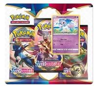 Pokémon - Pack 2 boosters Epée et Bouclier + 1 booster ancienne série + 1 carte brillante + 1 jeton | Modèle aléatoire