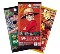 Pack 3 Boosters One Piece Card Game Japonais Aléatoires - Cartes Officielles - Konbaya Sélection - Protection d’Expédition