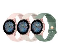 Pack 3 Bracelet Compatible avec Samsung Galaxy Watch Active 2 et Watch 3 41mm - Bracelet en Silicone Souple pour Active 2 40mm 44mm (Pack C)