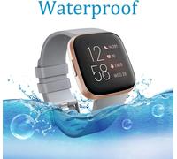 Pack 3 Bracelet De Remplacementpour Fitbit Versa 2/Bracelet Fitbit Versa Lite/Bracelet Fitbit Versa Femmes Hommes,Silicone Sport Classique Remplacement Compatible Avec Fitbit Versa[MON9263469]