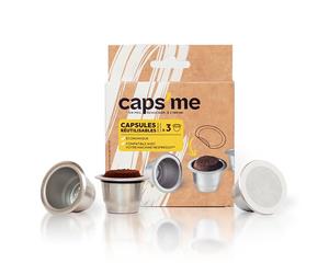 Pack 3 capsules réutilisables Caps'me