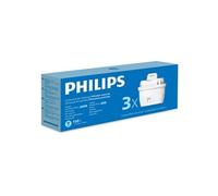 Philips Cartouches filtrantes – Réduction microplastiques & chlore – Pack 3 Compatible Brita*
