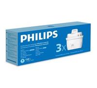 Philips Cartouches filtrantes – Réduction microplastiques & chlore – Pack 3 Compatible Brita*