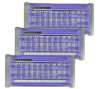 PACK 3 Destructeur d'insectes Electriques 30W Anti-Moustique 230V 30m2 Grille haute tension G