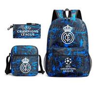 Pack 3-en-1 Chelsea FC : Sac à Dos + Trousse + Sac Repas (Modèle SD3691) - Multicolore