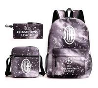 Pack 3-en-1 Chelsea FC : Sac à Dos + Trousse + Sac Repas (Modèle SD3698) - Multicolore Multicolore G