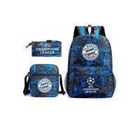 Pack 3-en-1 Chelsea FC : Sac à Dos + Trousse + Sac Repas (Modèle SD3706) - Multicolore