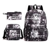Pack 3-en-1 Chelsea FC : Sac à Dos + Trousse + Sac Repas (Modèle SD3716) - Multicolore Multicolore G