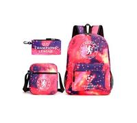 Pack 3-en-1 Chelsea FC : Sac à Dos + Trousse + Sac Repas (Modèle SD3717) - Multicolore Multicolore G