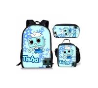 Pack 3-en-1 Dandy's World : Sac à Dos + Trousse + Sac Repas (Modèle SD6865) - Multicolore