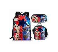 Pack 3-en-1 Dandy's World : Sac à Dos + Trousse + Sac Repas (Modèle SD6867) - Multicolore