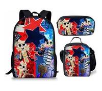 Pack 3-en-1 Dandy's World : Sac à Dos + Trousse + Sac Repas (Modèle SD6867) - Multicolore Multicolore G