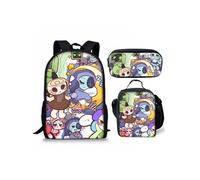 Pack 3-en-1 Dandy's World : Sac à Dos + Trousse + Sac Repas (Modèle SD6873) - Multicolore