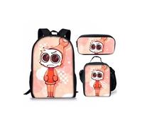 Pack 3-en-1 Dandy's World : Sac à Dos + Trousse + Sac Repas (Modèle SD6877) - Multicolore