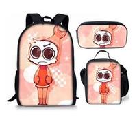 Pack 3-en-1 Dandy's World : Sac à Dos + Trousse + Sac Repas (Modèle SD6877) - Multicolore Multicolore G