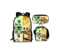 Pack 3-en-1 Dandy's World : Sac à Dos + Trousse + Sac Repas (Modèle SD6878) - Multicolore