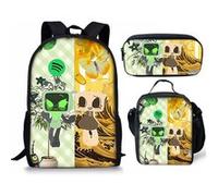 Pack 3-en-1 Dandy's World : Sac à Dos + Trousse + Sac Repas (Modèle SD6878) - Multicolore Multicolore G