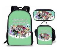 Pack 3-en-1 Dandy's World : Sac à Dos + Trousse + Sac Repas (Modèle SD6880) - Multicolore Multicolore G