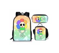 Pack 3-en-1 Dandy's World : Sac à Dos + Trousse + Sac Repas (Modèle SD6881) - Multicolore