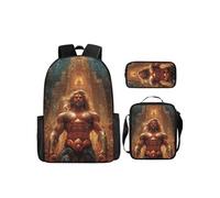 Pack 3-en-1 DC Comics Aquaman : Sac à Dos + Trousse + Sac Bandoulière (Modèle SD1872) - Multicolore