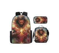 Pack 3-en-1 DC Comics Aquaman : Sac à Dos + Trousse + Sac Bandoulière (Modèle SD1879) - Multicolore Multicolore G