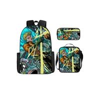 Pack 3-en-1 DC Comics Aquaman : Sac à Dos + Trousse + Sac Bandoulière (Modèle SD1880) - Multicolore