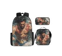 Pack 3-en-1 DC Comics Aquaman : Sac à Dos + Trousse + Sac Bandoulière (Modèle SD1887) - Multicolore