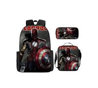 Pack 3-en-1 Deadpool : Sac à Dos + Trousse + Sac Bandoulière (Modèle SD5878) - Multicolore
