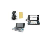 Pack 3 en 1 Nintendo New 2DS XL : Housse silicone blanc - Chargeur USB - Film de protection écran - Straße Game ® blanc G