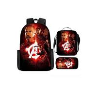 Pack 3-en-1 Spider-Man à Imprimé : Sac à Dos + Trousse + Sac Bandoulière (Modèle SD7691) - Multicolore Multicolore G