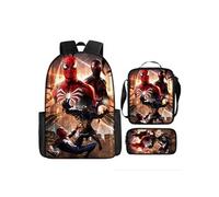 Pack 3-en-1 Spider-Man à Imprimé : Sac à Dos + Trousse + Sac Bandoulière (Modèle SD7692) - Multicolore Multicolore G