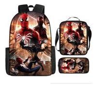Pack 3-en-1 Spider-Man à Imprimé : Sac à Dos + Trousse + Sac Bandoulière (Modèle SD7692) - Multicolore Multicolore G