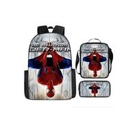 Pack 3-en-1 Spider-Man à Imprimé : Sac à Dos + Trousse + Sac Bandoulière (Modèle SD7693) - Multicolore Multicolore G