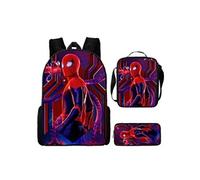 Pack 3-en-1 Spider-Man à Imprimé : Sac à Dos + Trousse + Sac Bandoulière (Modèle SD7694) - Multicolore Multicolore G