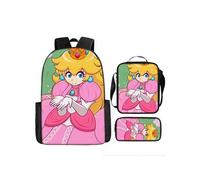 Pack 3-en-1 Super Mario : Sac à Dos + Trousse + Sac Bandoulière (Modèle SD6981) - Multicolore Multicolore G
