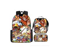 Pack 3-en-1 Super Mario : Sac à Dos + Trousse + Sac Bandoulière (Modèle SD6983) - Multicolore Multicolore G