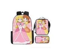 Pack 3-en-1 Super Mario : Sac à Dos + Trousse + Sac Bandoulière (Modèle SD7006) - Multicolore