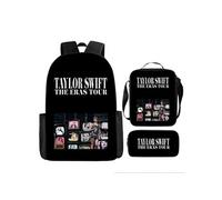 Pack 3-en-1 Taylor Swift : Sac à Dos + Trousse + Sac Bandoulière (Modèle SD9872) - Multicolore Multicolore G