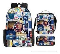 Pack 3-en-1 Taylor Swift : Sac à Dos + Trousse + Sac Bandoulière (Modèle SD9885) - Multicolore