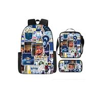 Pack 3-en-1 Taylor Swift : Sac à Dos + Trousse + Sac Bandoulière (Modèle SD9886) - Multicolore Multicolore G