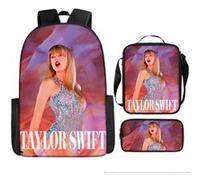 Pack 3-en-1 Taylor Swift : Sac à Dos + Trousse + Sac Bandoulière (Modèle SD9893) - Multicolore