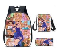 Pack 3-en-1 Taylor Swift : Sac à Dos + Trousse + Sac Bandoulière (Modèle SD9897) - Multicolore