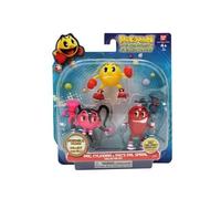 Pack 3 figurines Pacman articulees 5cm