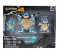 Pack 3 Figurines Pokémon Evolution Carapuce